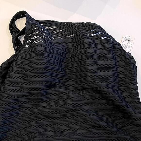 Lauren Ralph Lauren Plus Size Shadow Stripe OnePiece Swimsuit Ottoman - Picture 10 of 13